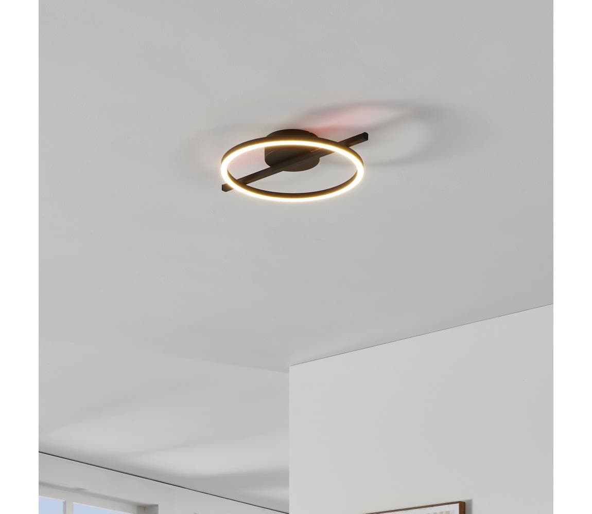 Eglo 901113 - LED Stmievateľné stropné svietidlo AMANDOLO LED/17W/230V čierna + DO 901113