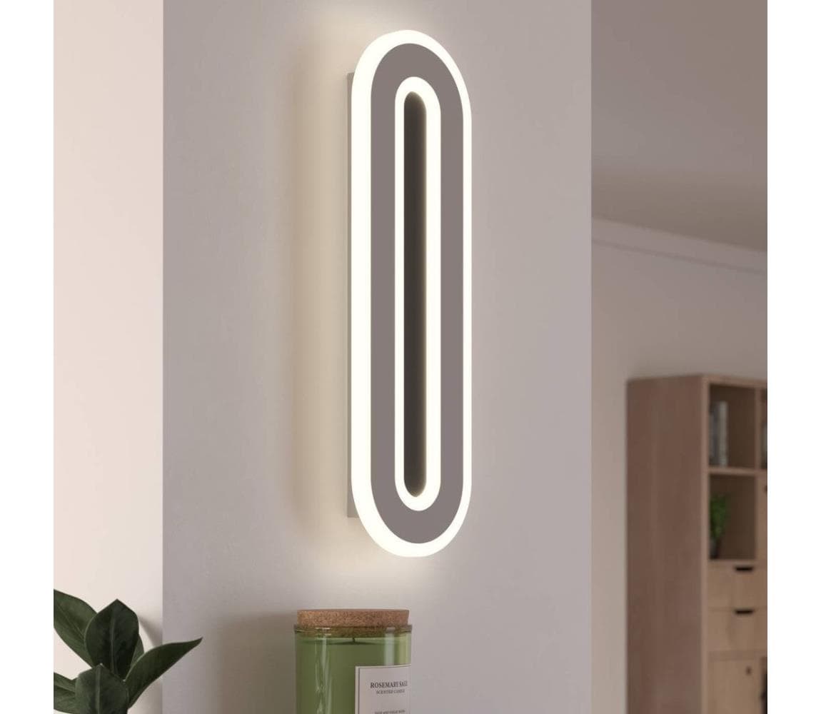 Eglo 901235 - LED Nástenné svietidlo MACCHIONI LED/12W/230V 4000K biela 901235
