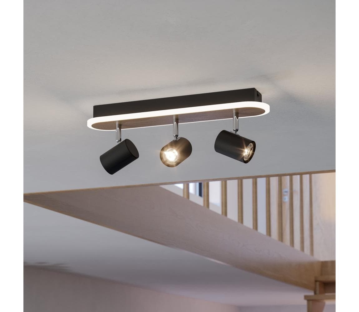 Eglo 901633 - LED bodové svietidlo RIMBOCCHI LED/20W/230V hnedá/čierna 901633