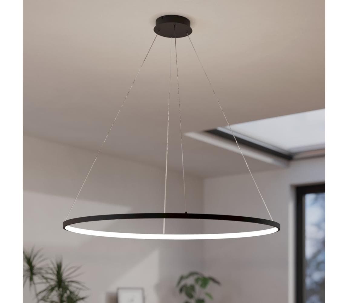 Eglo 901637 - LED Stmievateľný luster na lanku PARRUTA LED/40W/230V čierna + DO 901637