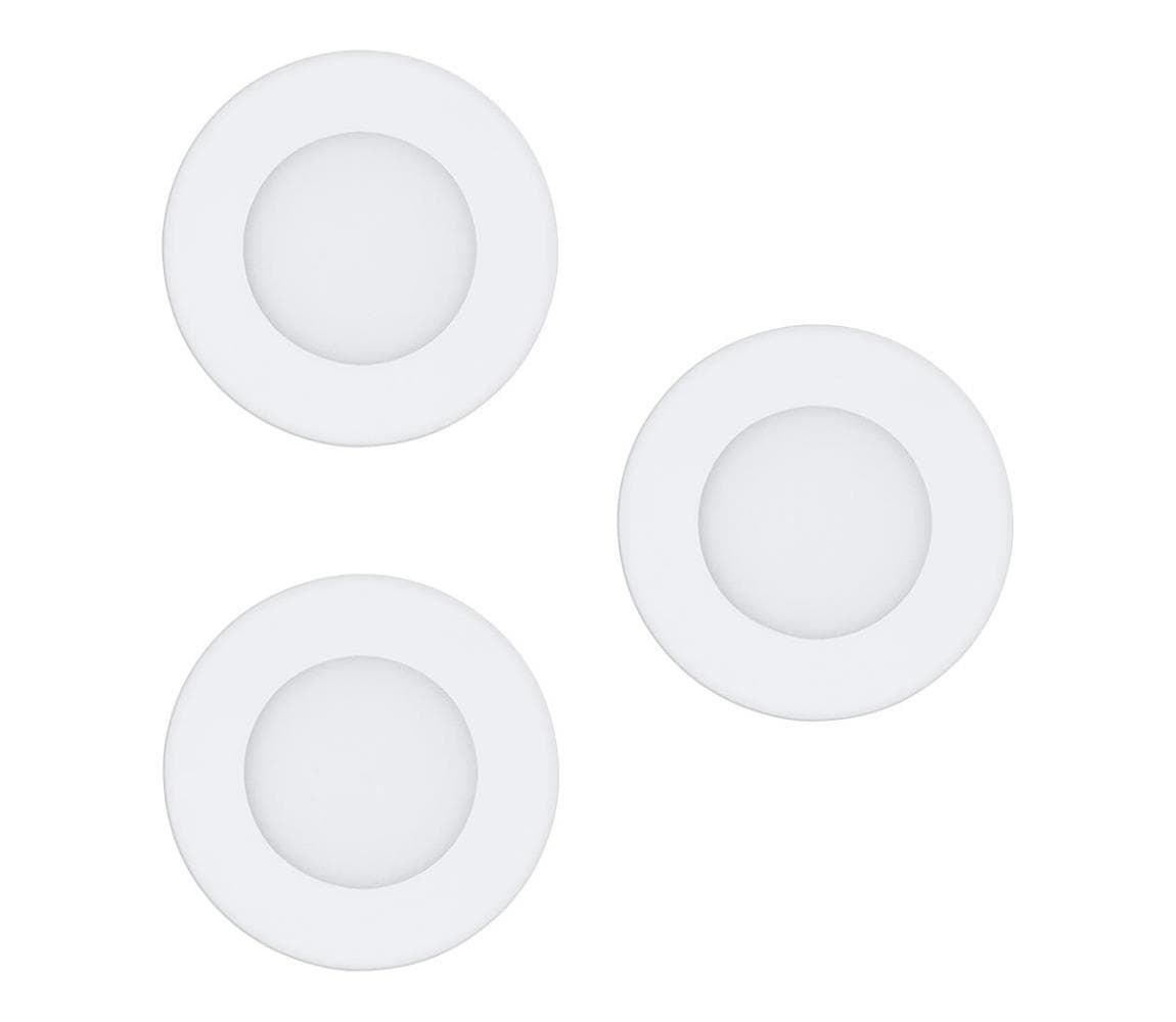 Eglo 97111 - SADA 3x LED zapustených svietidiel FUEVA-RW LED/2,8W/230V 2700-4000K 97111