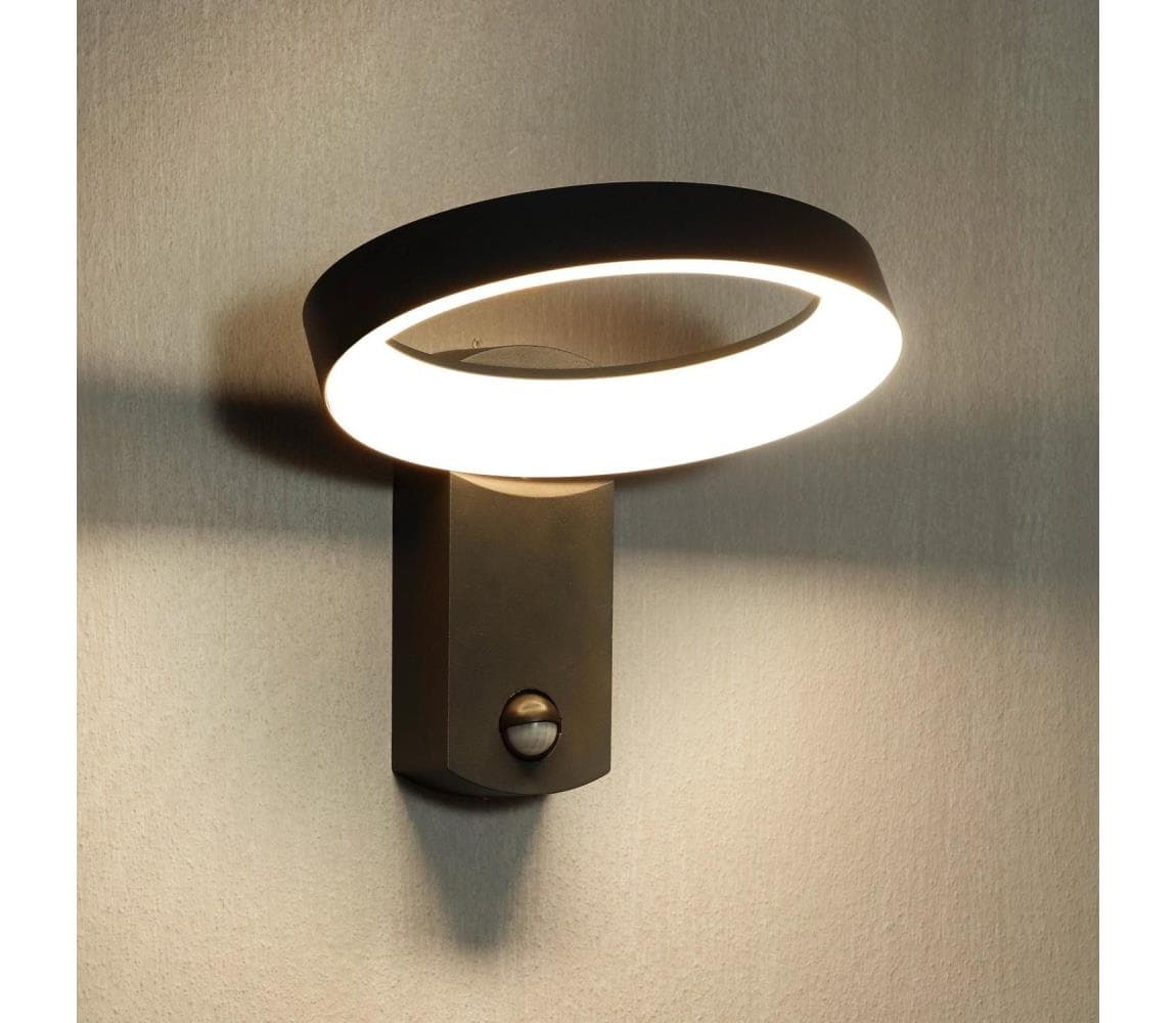 Eglo 97308 - LED Vonkajšie nástenné svietidlo so senzorom PERNATE LED/11W/230V 97308