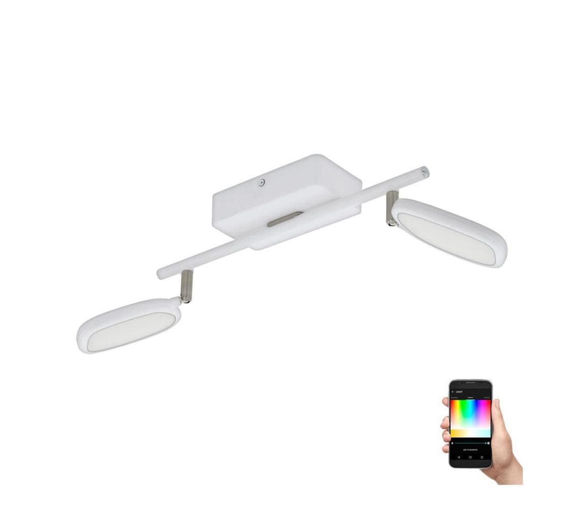 Eglo 97692 - LED RGB Bodové svietidlo PALOMBARE-C 2xLED/5W/230V 97692