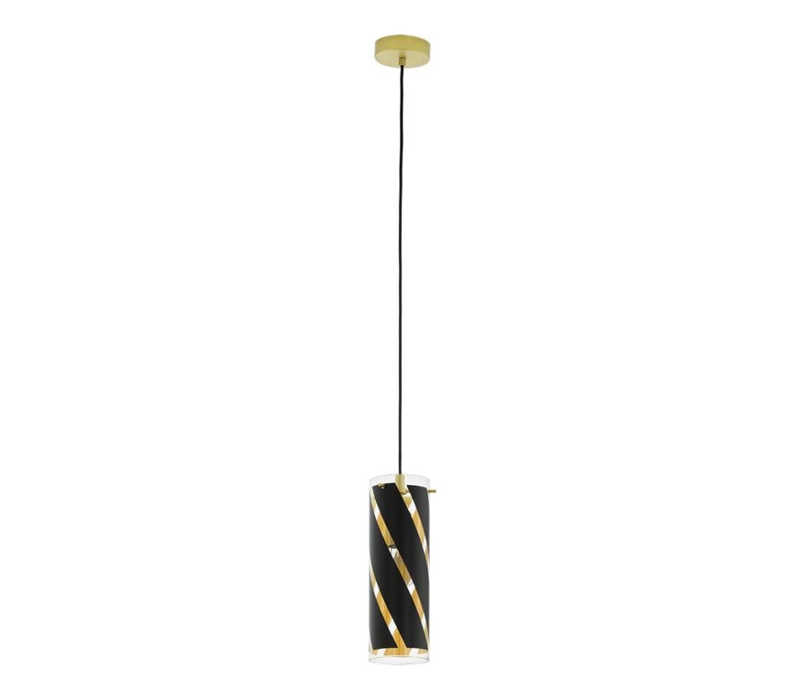 Eglo 97766 - Závesné svietidlo na lanku PINTO NERO 1 1xE27/60W/230V 97766