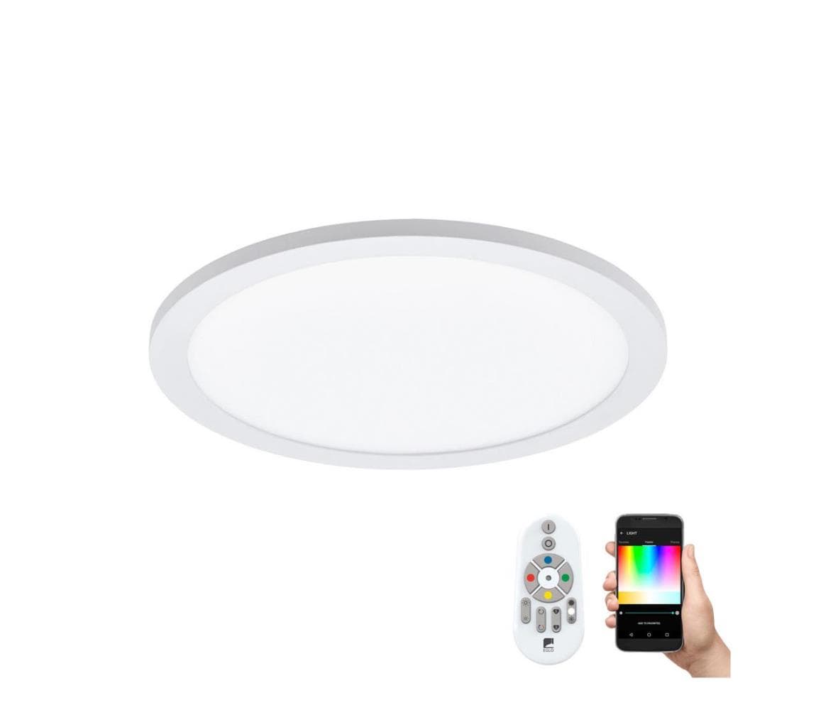 Eglo 97958 - LED RGBW Stropné svietidlo SARSINA-C LED/16W/230V + diaľkové ovládanie 97958