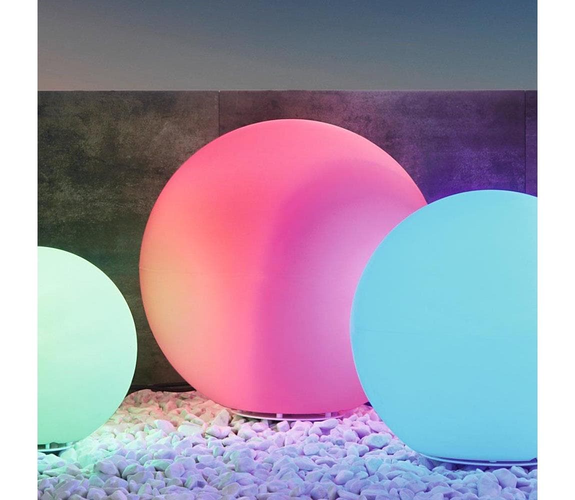 Eglo 98108 - LED RGBW Vonkajšie svietidlo MONTEROLO-C LED/9W/230V IP65 pr.600 98108