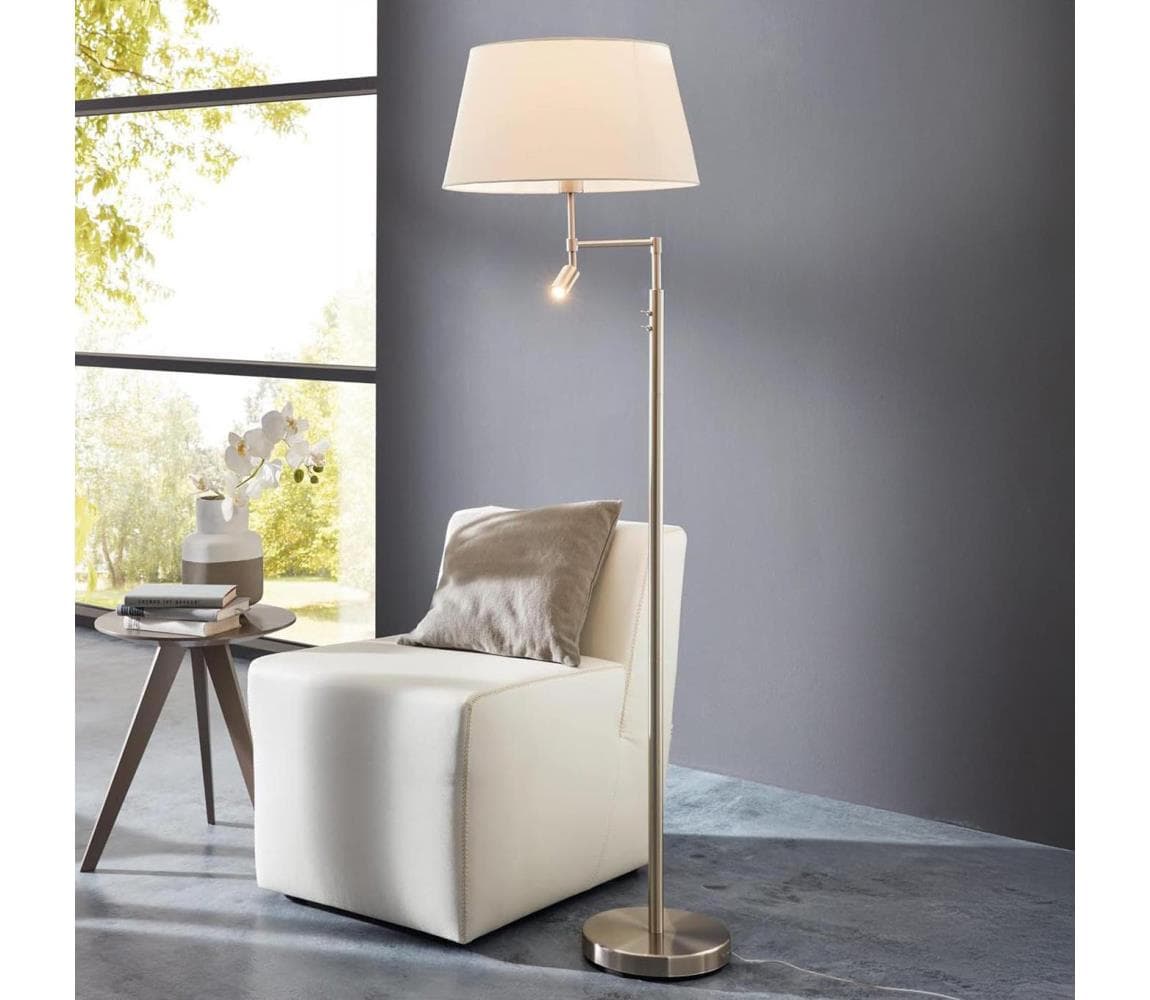 Eglo/ 55961 - LED Stojacia lampa SANTANDER 1xE27/11W/230V + LED/2,3W 55961