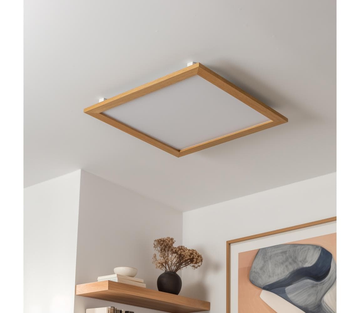 Eglo - LED RGBW Stm. prisadený panel SALOBRENA-C LED/34W/230V hnedá + DO 1xEG32547+1xEG99423