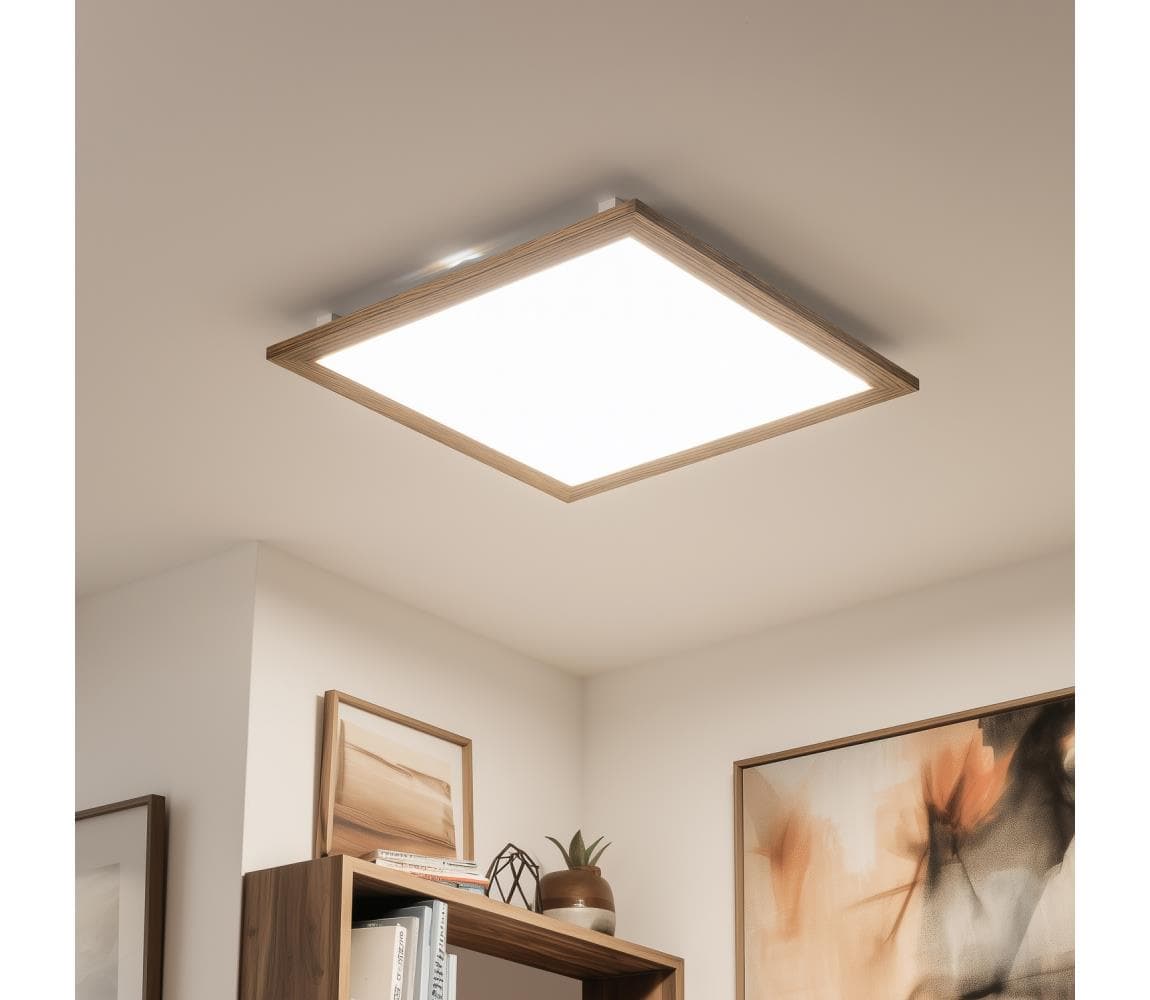 Eglo - LED Stmievateľný panel SALOBRENA-TW LED/32,5W/230V hnedá + DO 1xEG75576+1xEG99433