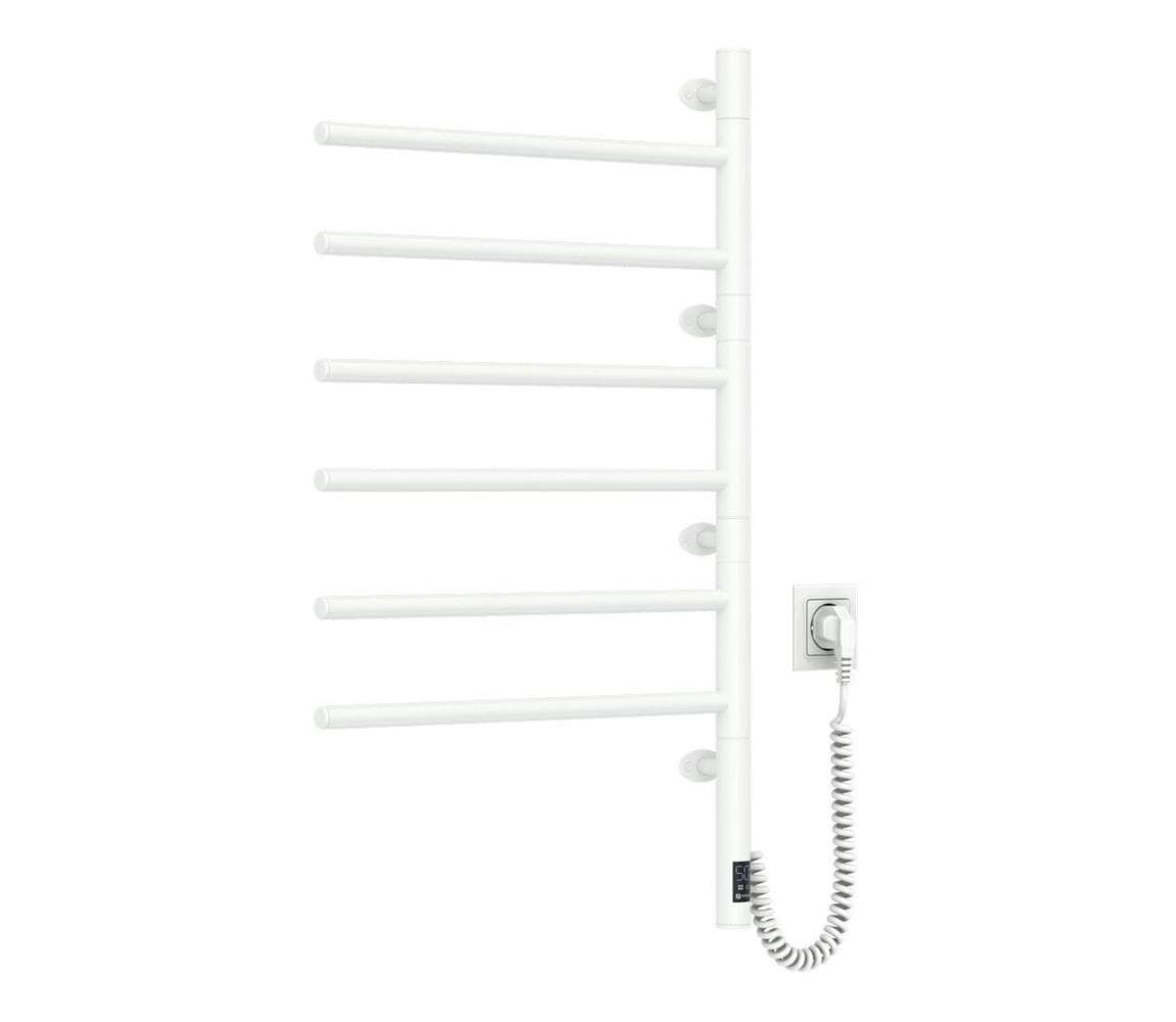 Navin Elektrický otočný sušiak na uteráky s termostatom ARABESQUE 105W 80x49 cm biela 12-123033-4880