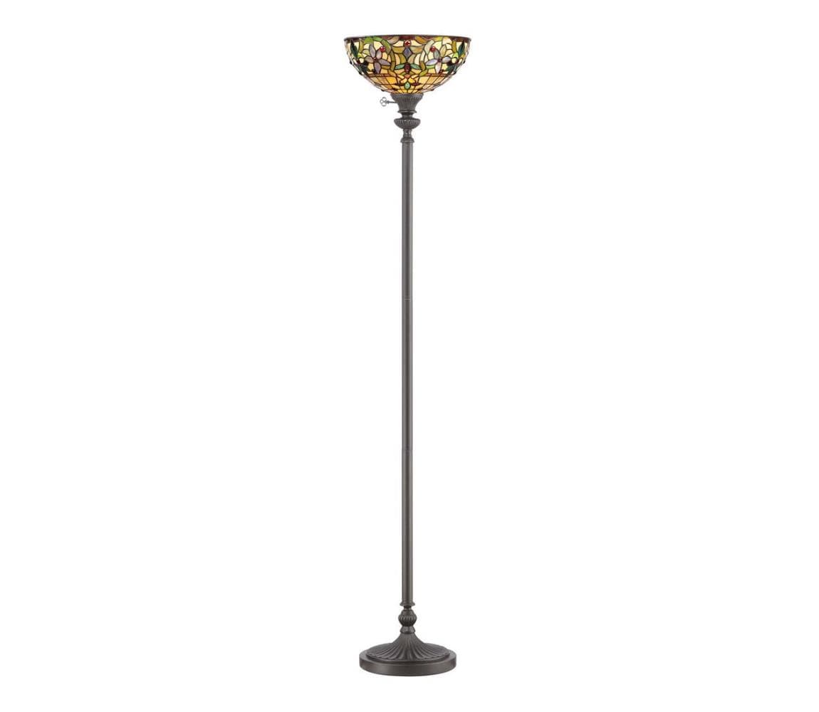Elstead QZ-KAMI-UL - Stojacia lampa Tiffany KAMI 1xE27/100W/230V QZ-KAMI-UL