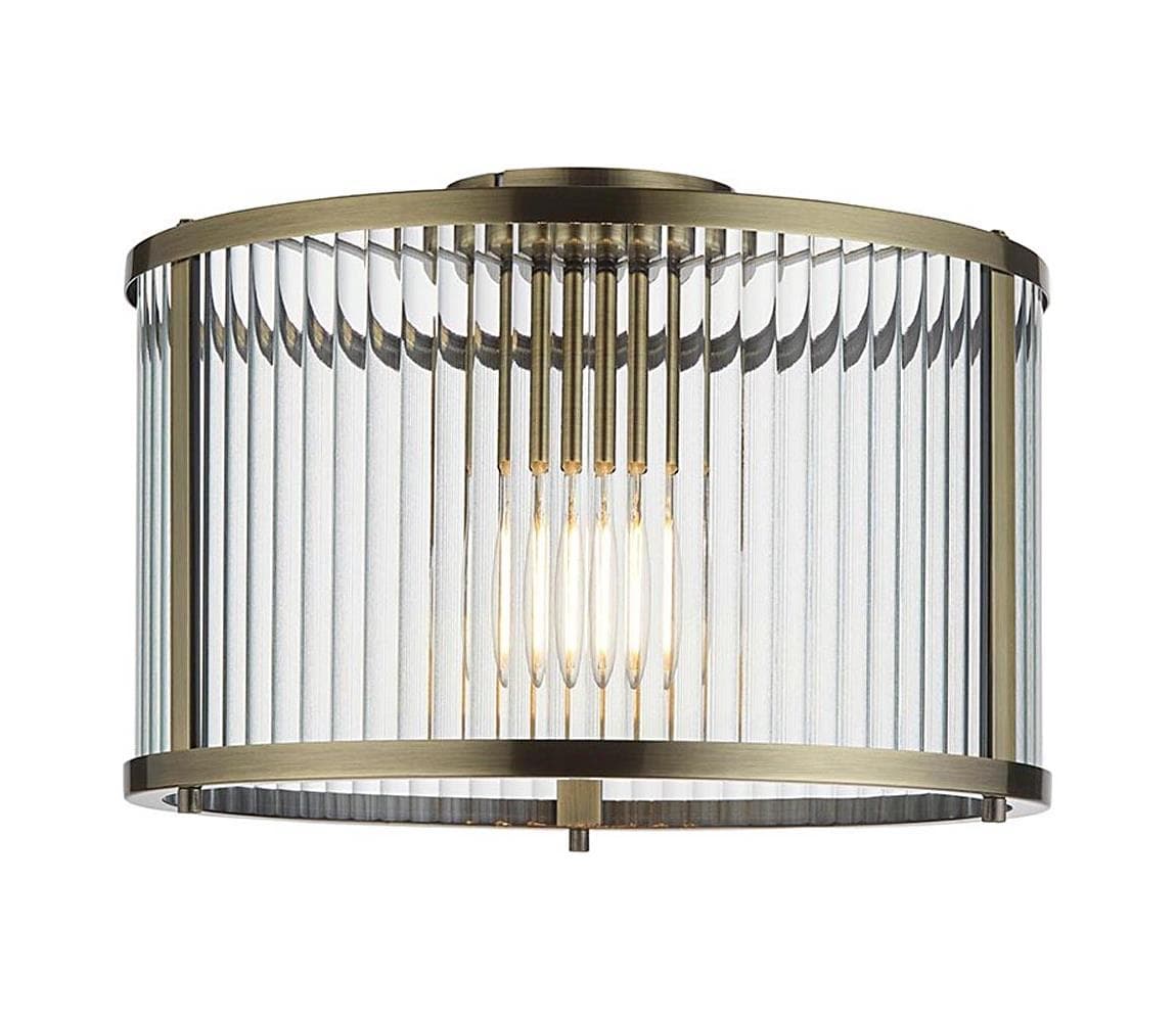 Endon 106265 - Stropné svietidlo RIDGETON 1xE27/10W/230V mosadzné 106265