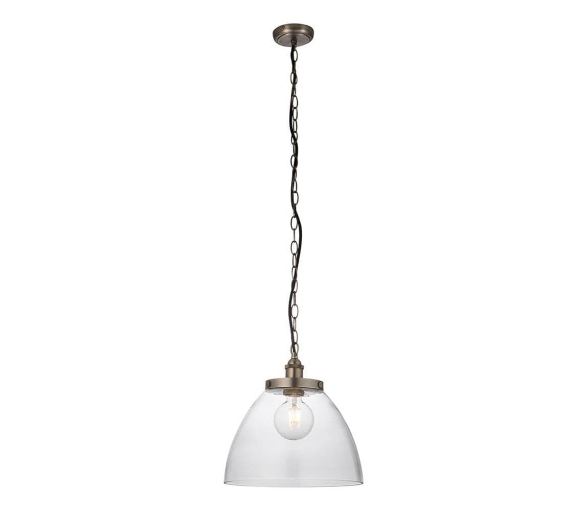 Endon 106896 - Luster na reťazi HANSEN 1xE27/10W/230V matný chróm 106896