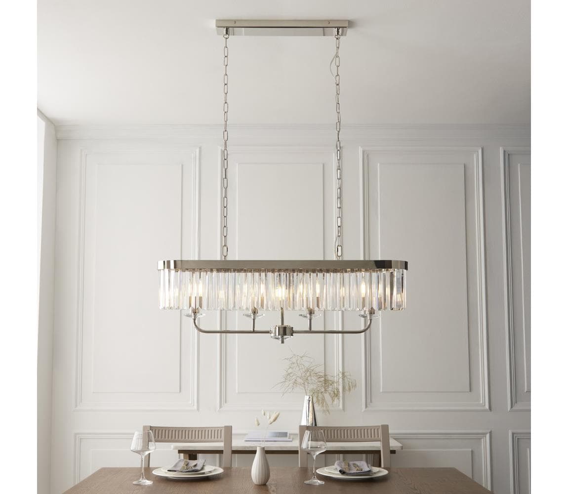 Endon 109058 - Závesný luster na reťazi 4xE14/6W/230V lesklý chróm 109058