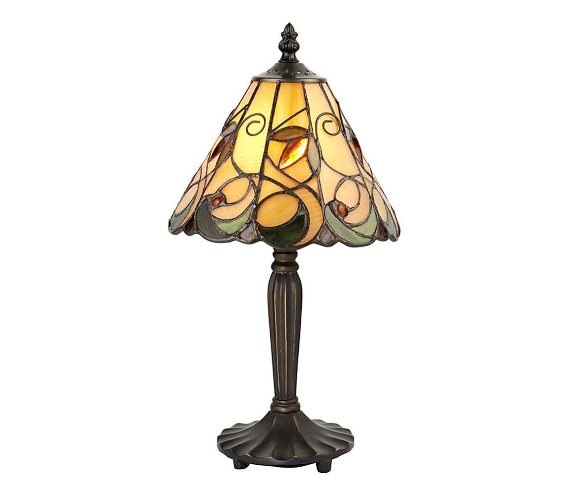 Endon 64196 - Stolná lampa Tiffany JAMELIA 1xE14/40W/230V pr. 20 cm 64196