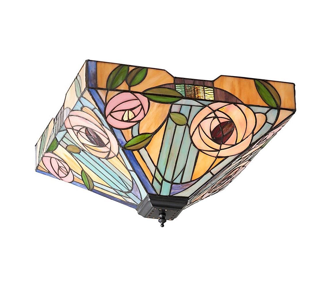 Endon 70698 - Stropné svietidlo Tiffany WILLOW 2xE27/60W/230V 70698