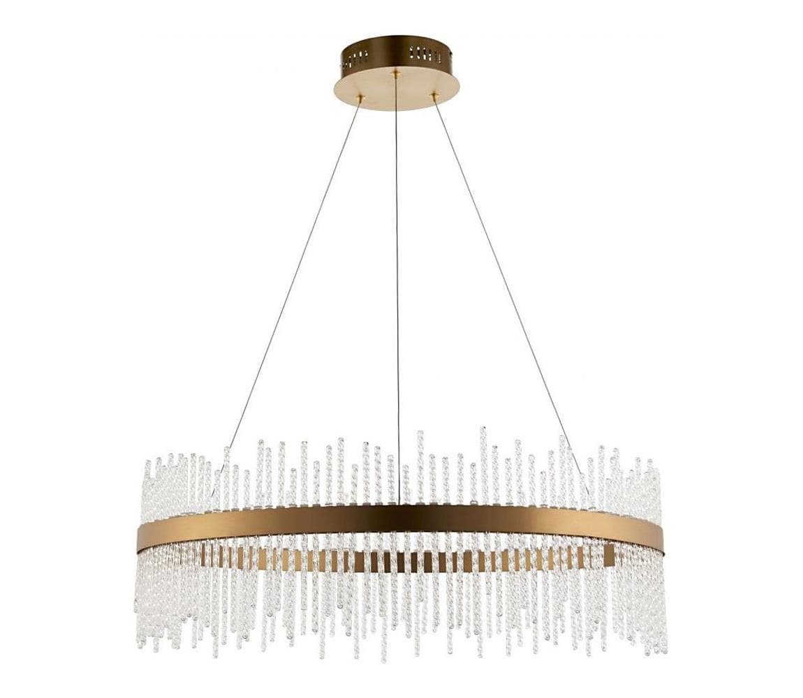 Endon 81908 - LED stmievateľný luster na lanku ADRIEL LED/58W/230V 3000K zlatý 81908