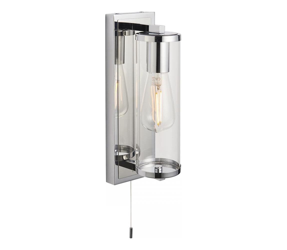 Endon 94074-Kúpeľňové nástenné svietidlo TAYLOR 1xE27/10W/230V IP44 lesklý chróm 94074