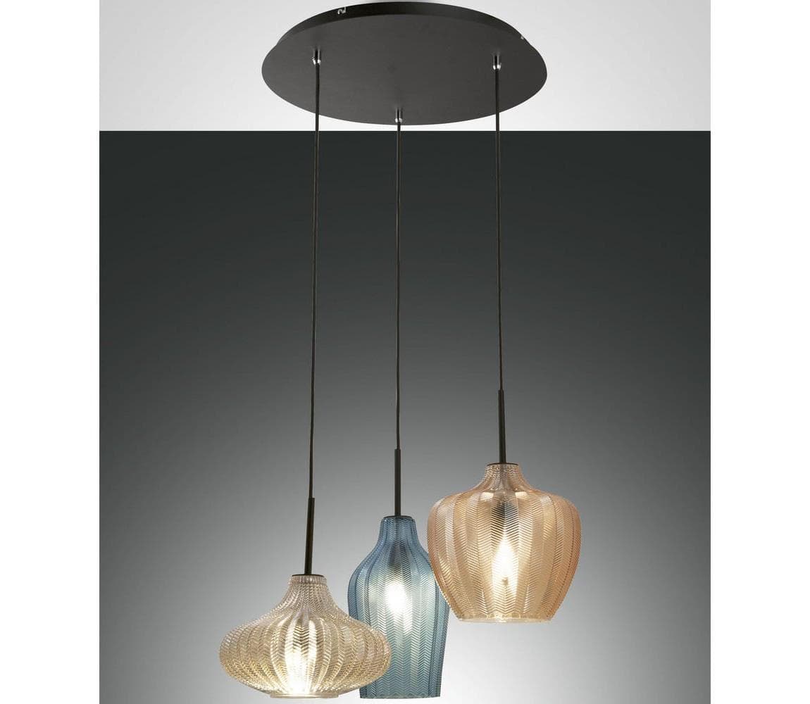 Fabas Luce 3725-47-363 - Luster na lanku OLBIA 3xE27/40W/230V 3725-47-363