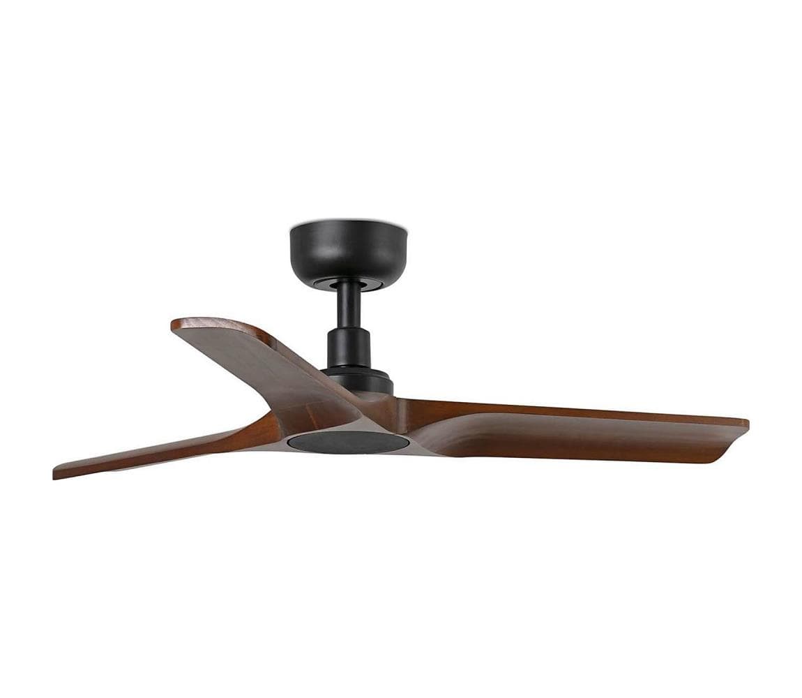 FARO Barcelona FARO 33806WT - Stropný látor HEYWOOD S drevo/čierny pr. 90 cm WT + DO 33806T