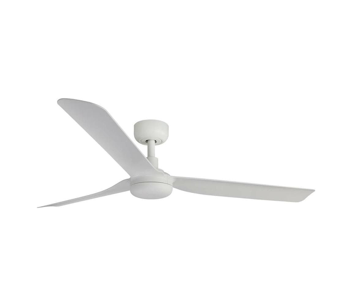 FARO Barcelona FARO 33814WT - Stropný látor PUNT M biela pr. 132 cm WT + diaľkové ovládanie 33814T