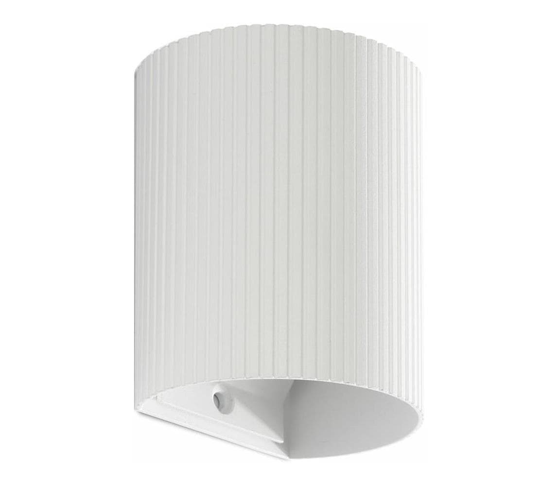 FARO Barcelona FARO 40526 - Nástenné svietidlo SOLE 1xGU10/8W/230V biela vrúbkovaná zaokrúhlený 40526