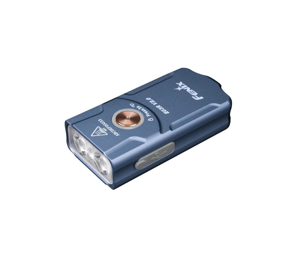 Fenix E03RV20BLU - LED nabíjacia baterka LED/USB IP66 500 lm 30 h 400 mAh E03RV20BLU