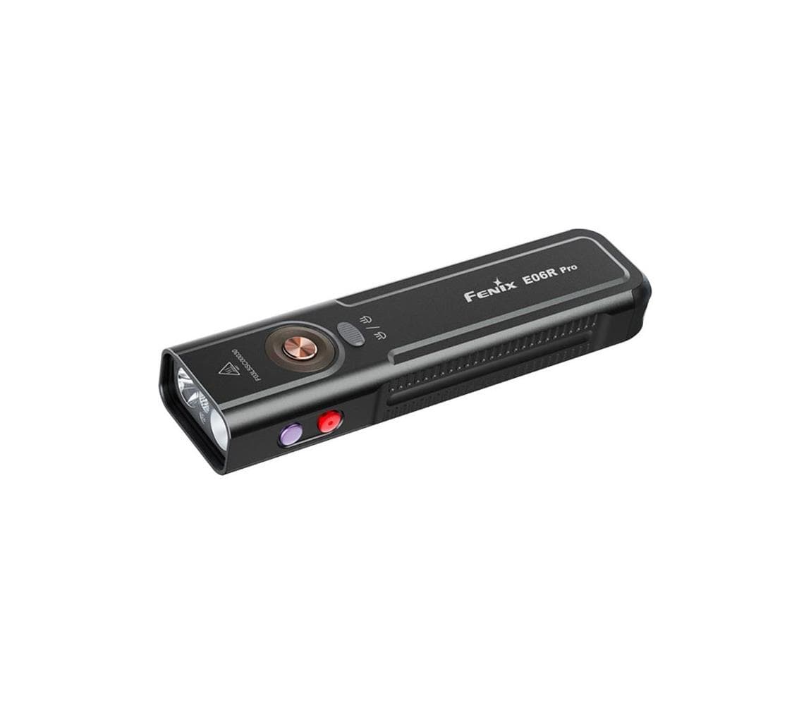 Fenix E06RPROEUBLC-LED Stmievateľná nabíjateľná LED/USB baterka 1650mAh IP66 1600lm 111h čierna E06RPROEUBLC