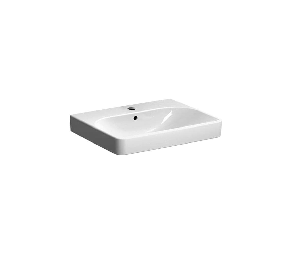 Geberit 500.229.01.1 - Závesné umývadlo Smyle Square 60x48 cm keramika/biela 500.229.01.1