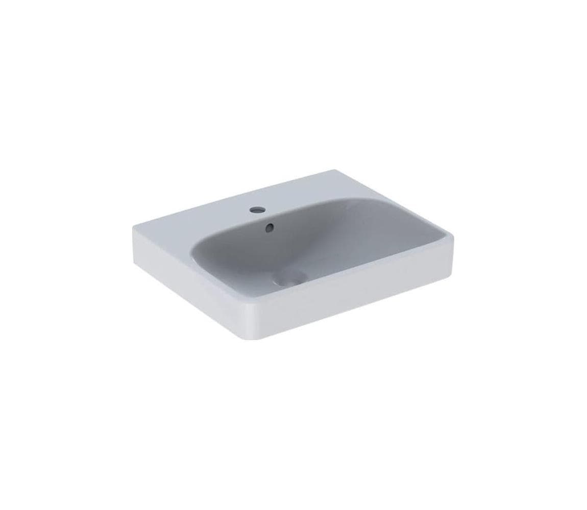 Geberit 500.256.01.1 - Závesné umývadlo Smyle Square 50x41 cm keramika/biela 500.256.01.1