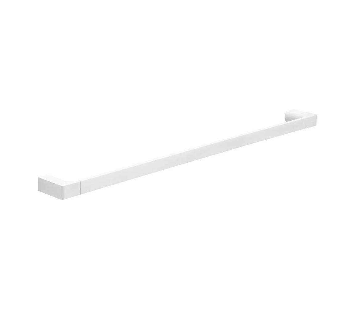 Gedy - Nástenný vešiak na uteráky PIRENEI 6,6x80 cm matná biela PI218002