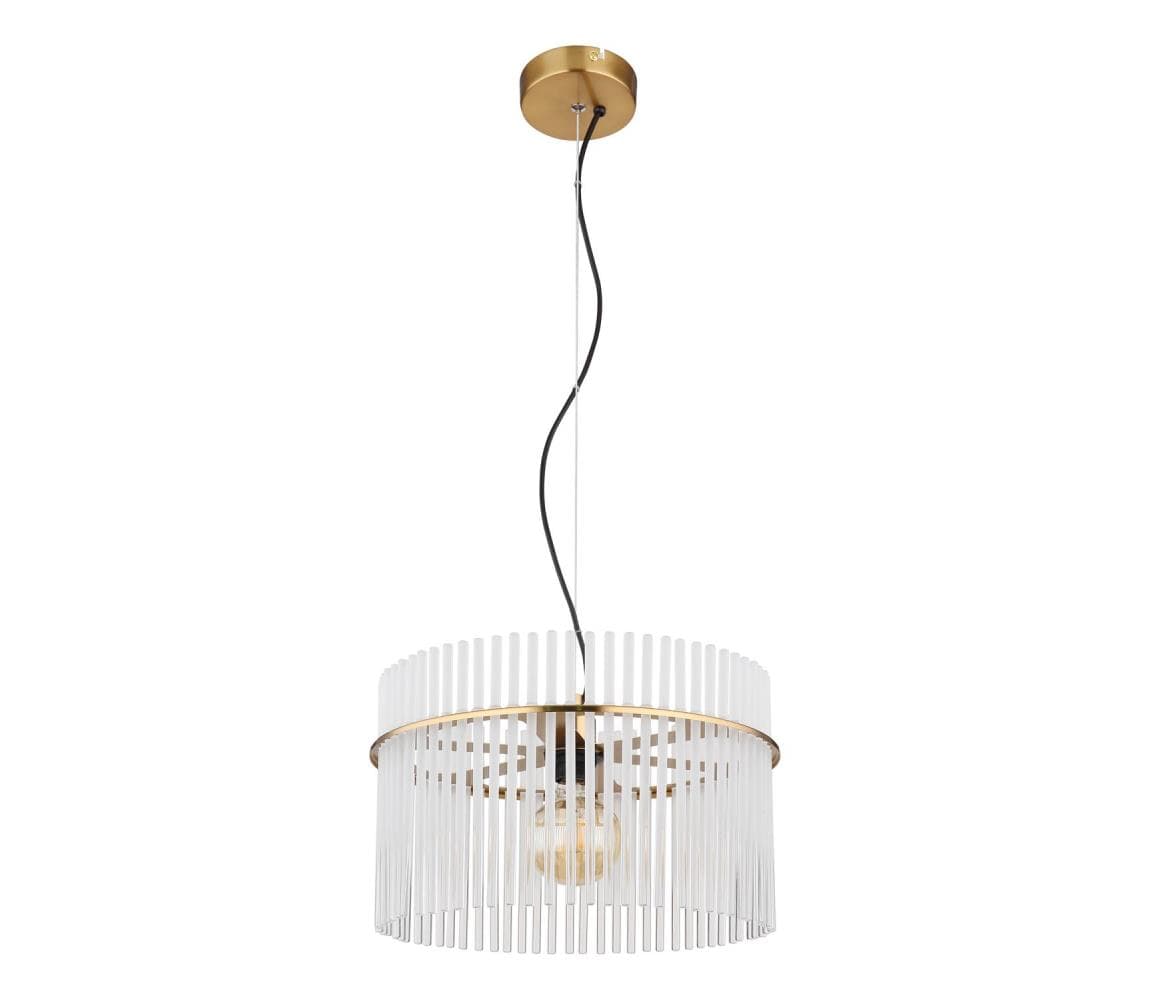 Globo 15698HM - Luster na lanku GORLEY 1xE27/60W/230V pr. 40 cm zlatá 15698HM