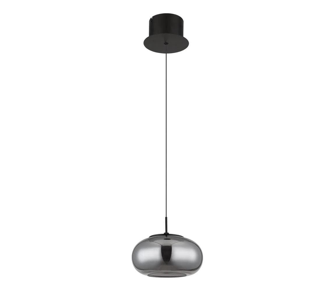 Globo 15744H - LED Luster na lanku QUINTARA LED/6W/230V čierna 15744H