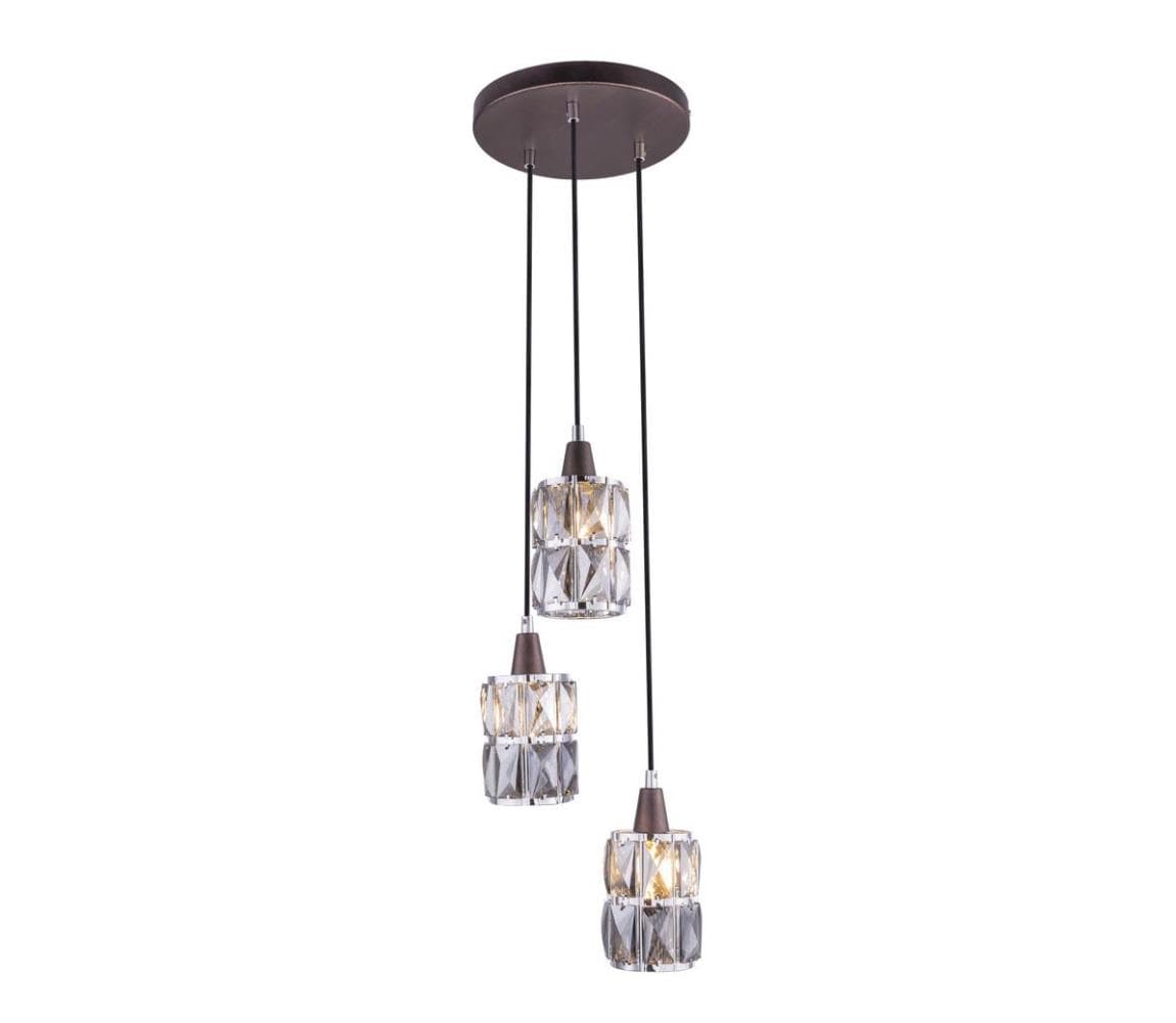 Globo 15761-3 - Krištáľový luster na lanku WOLLI 3xE14/40W/230V 15761-3