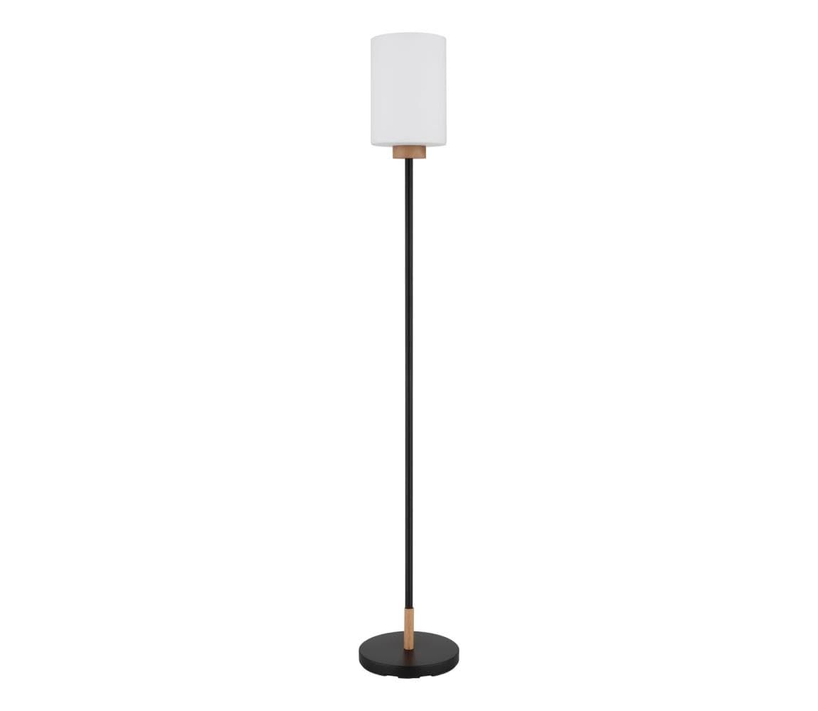 Globo 15977S - Stojacia lampa ROWENA 1xE27/60W/230V čierna/biela 15977S