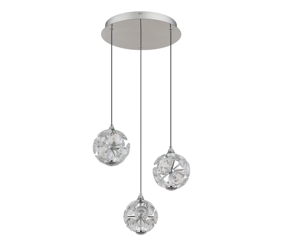 Globo 16047-3HC - LED závesné svietidlo na lanku VIRINA LED/24W/230V 16047-3HC