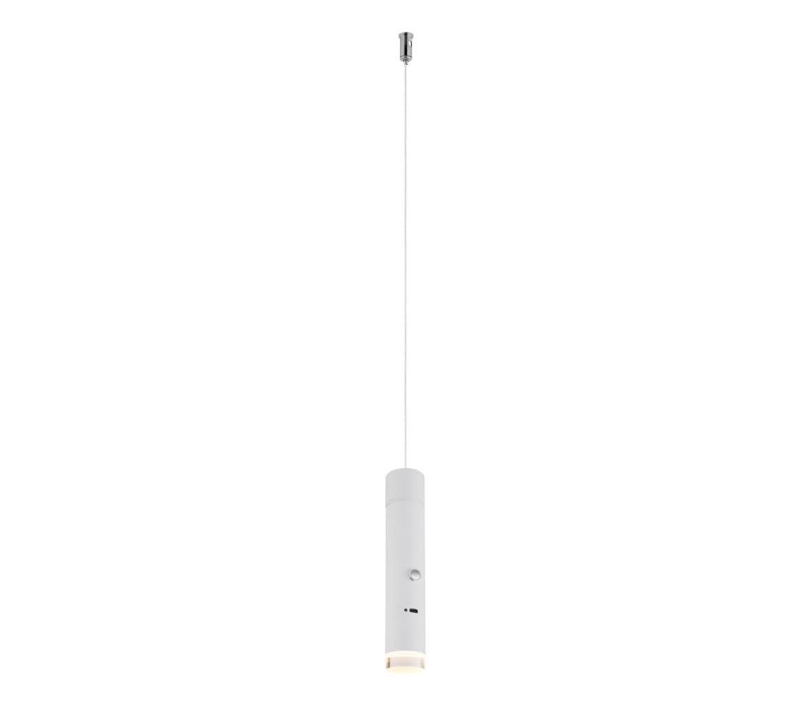 Globo 16060W - LED stmievateľné dotykové nabíjacie svietidlo 2 v 1 PELO LED/2W/230/5V biela 16060W