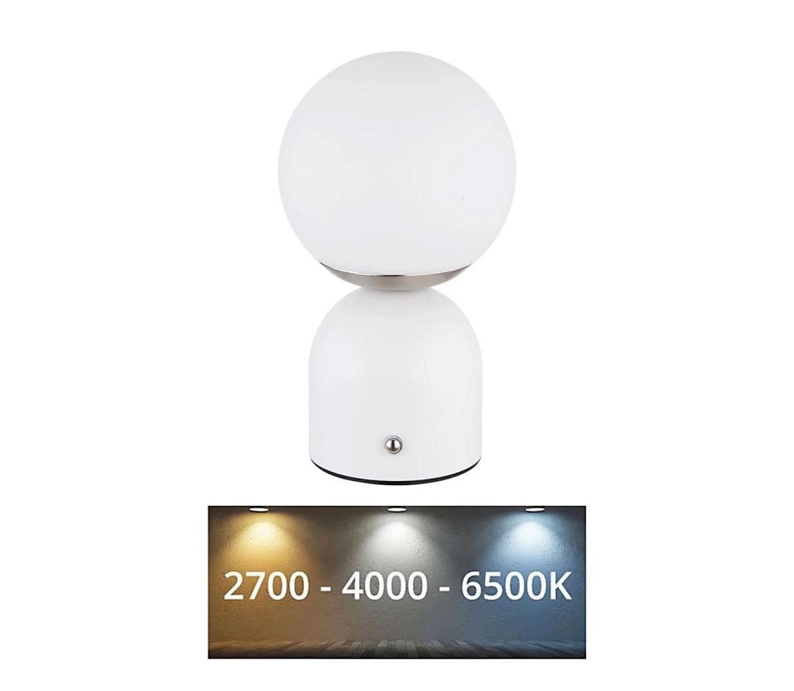 Globo 21006W - LED stmievateľná dotyková stolná lampa JULSY LED/2,5W/3,7V biela 21006W