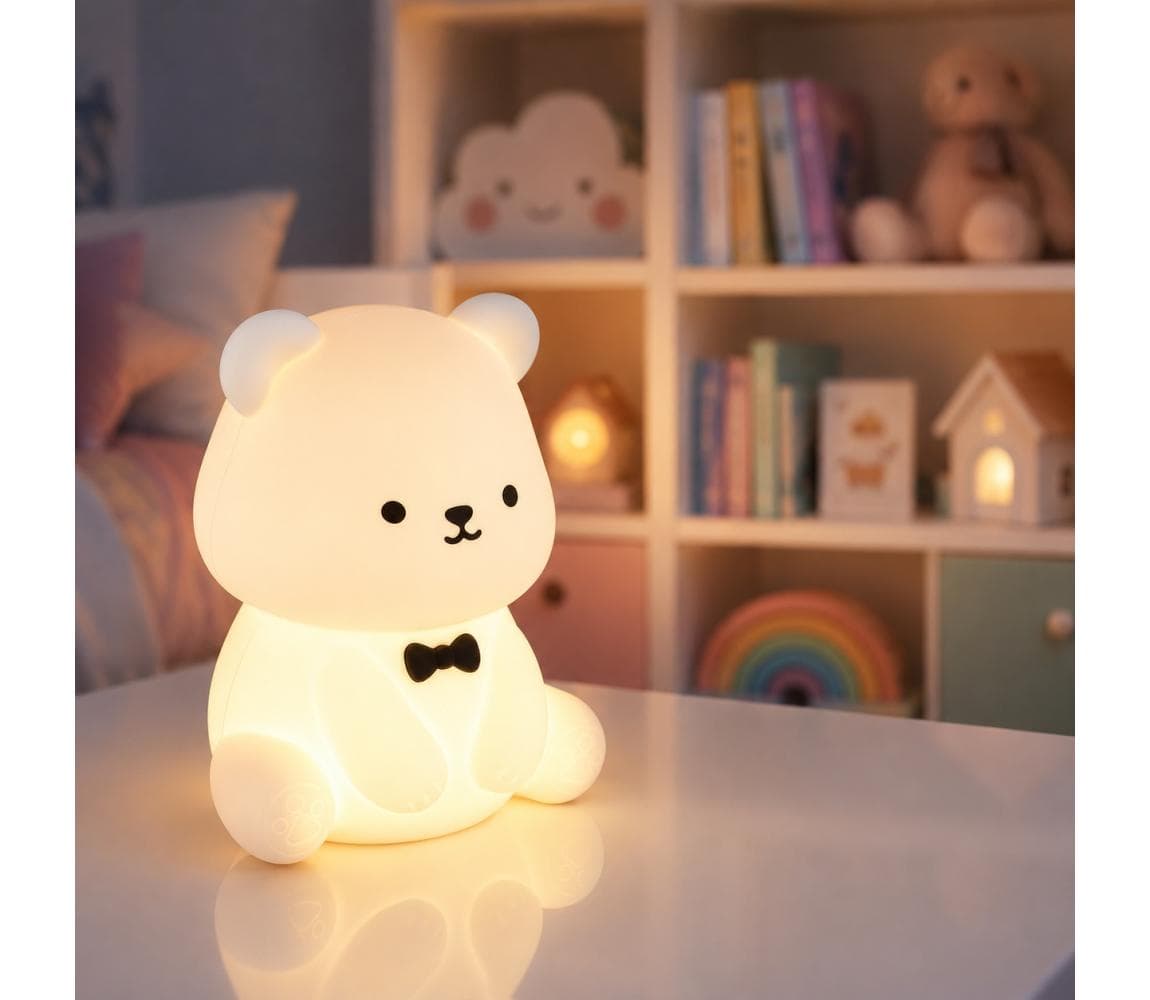 Globo 2870 - LED RGBW stmievateľné nabíjateľné detské nočné svetlo TEDDY LED/1W/5V 1200 mAh medvedík 2870