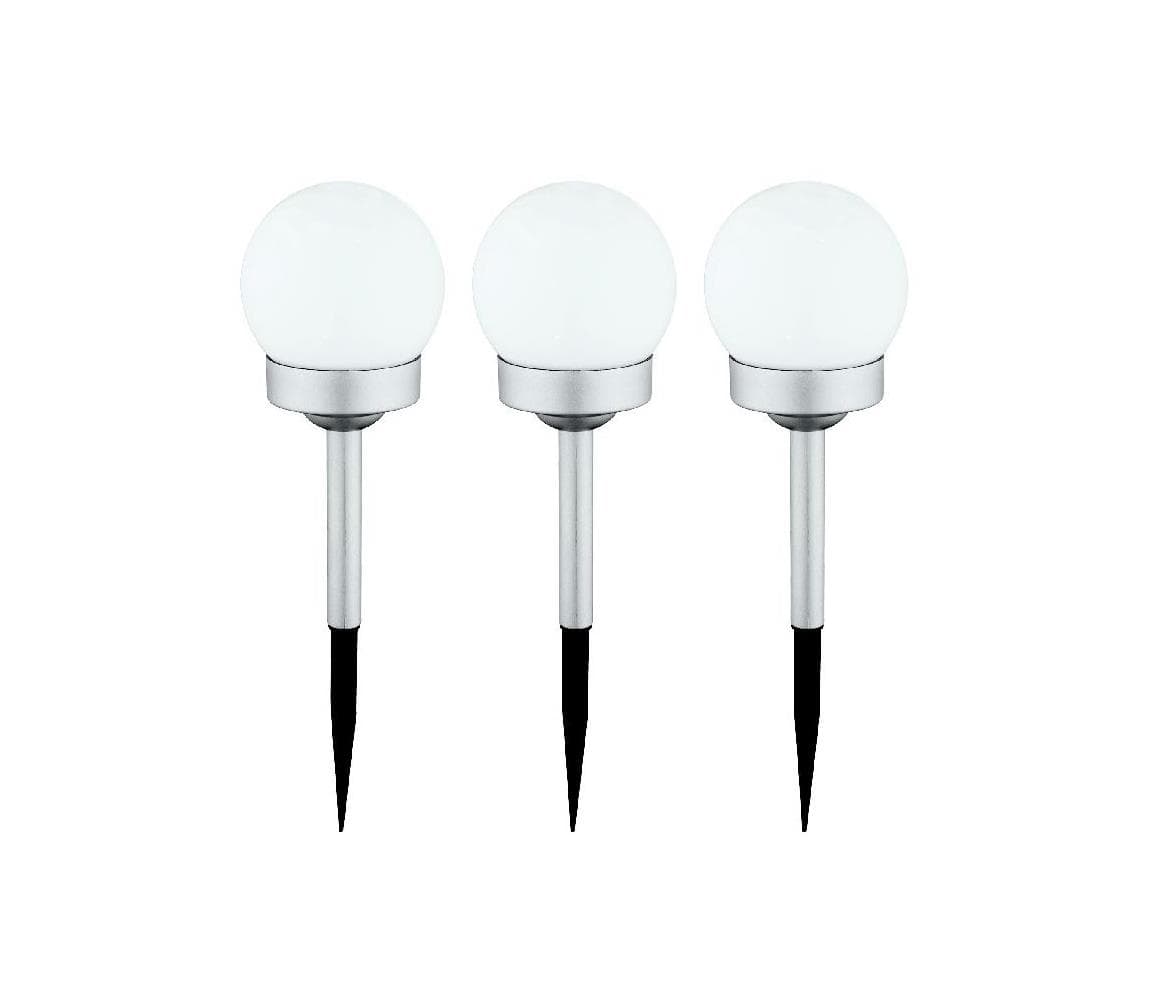 Globo 33770-3 - SADA 3x LED Solárne svietidlo SOLAR LED/0,06W/3V pr. 10 cm IP44 33770-3