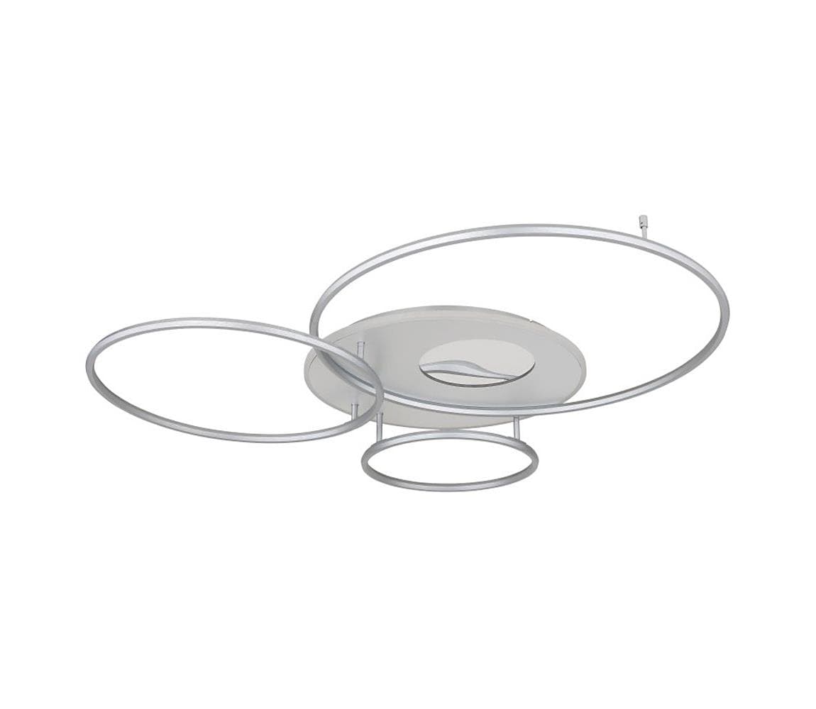 Globo 48466-70A - stmievateľné LED stropné svietidlo INVERTINA LED/70W/230V strieborné + diaľkové ovládanie 48466-70A