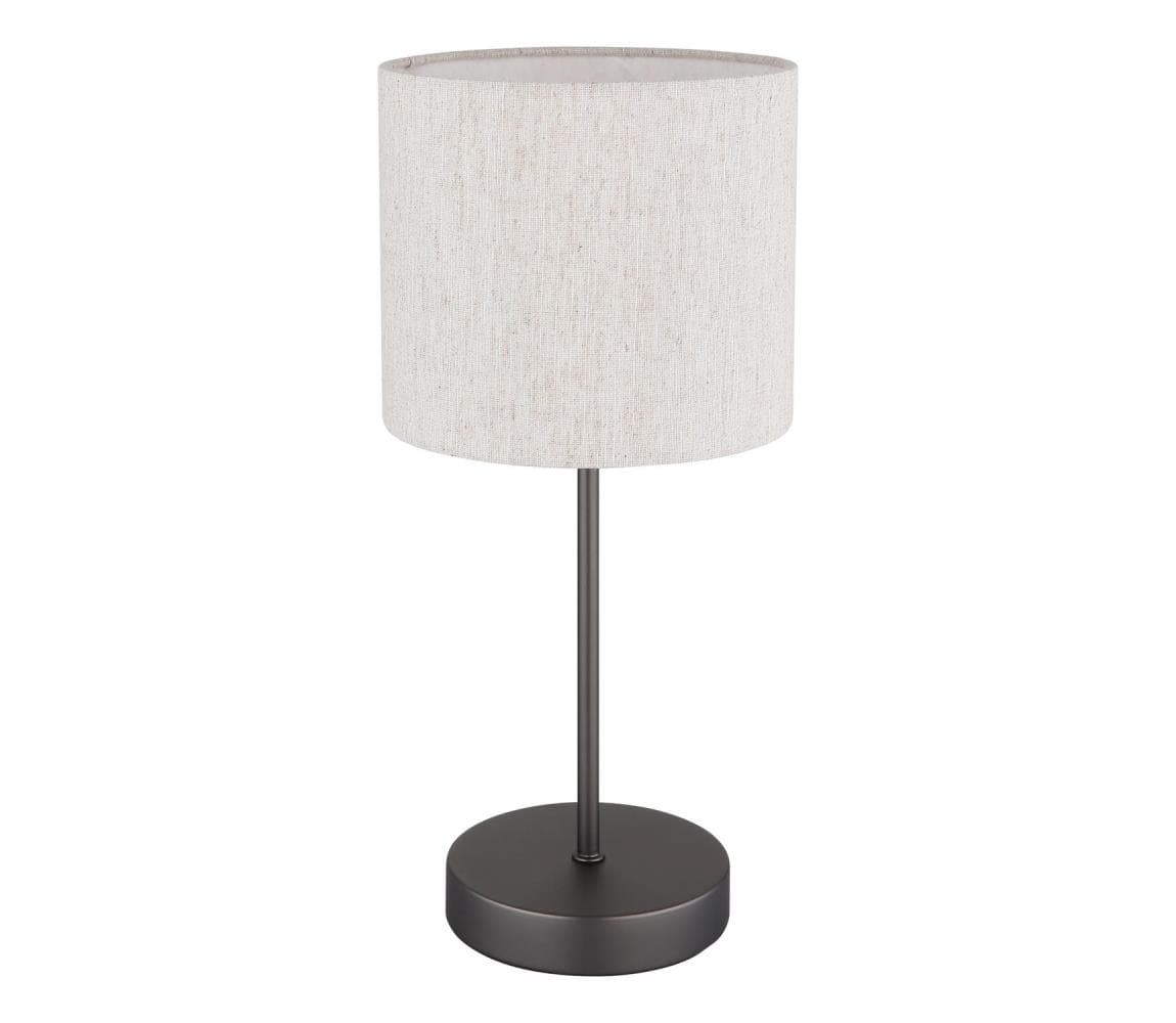 Globo 51540108 - Stolná lampa THEA 1xE27/25W/230V čierna/béžová 51540108