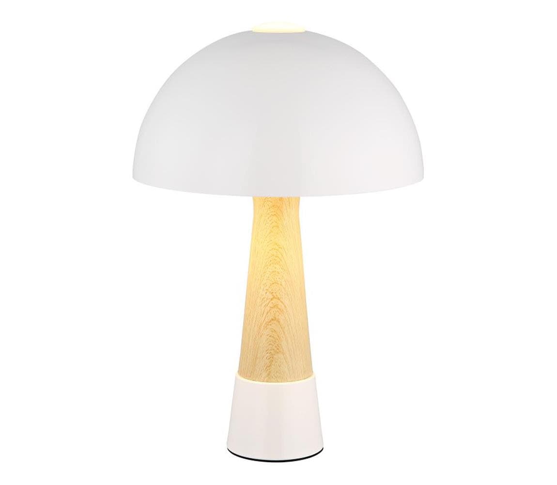 Globo 51570122 - Stolná lampa PAULIN 1xE27ILLU/40W/230V biela 51570122