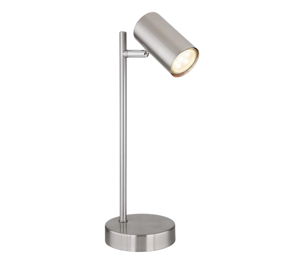 Globo 57910T - Stolná lampa ROBBY 1xGU10/5W/230V matný chróm 57910T