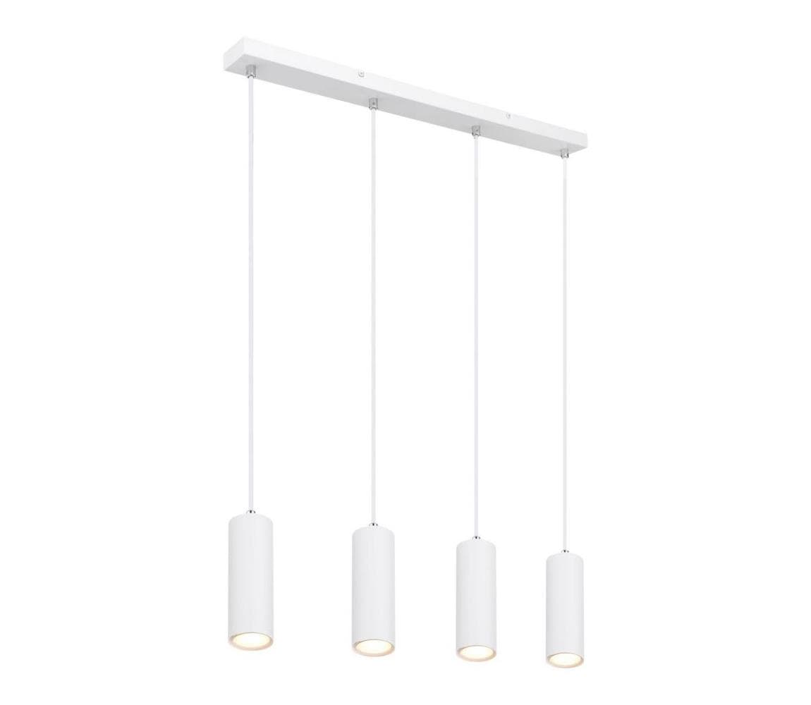 Globo 57911-4HW - Luster na lanku ROBBY 4xGU10/35W/230V biela 57911-4HW