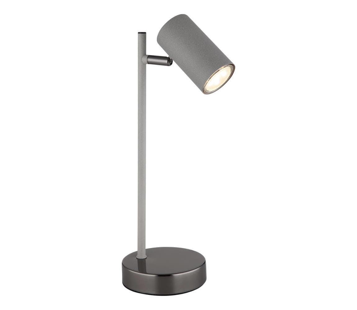 Globo 57911TS - Stolná lampa ROBBY 1xGU10/5W/230V šedá/antracit 57911TS