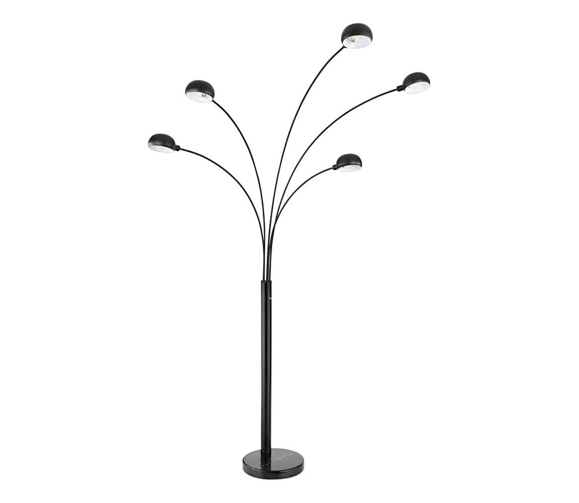 Globo 58228NB - Stojacia lampa SEYMOUR 5xE14/40W/230V čierna 58228NB