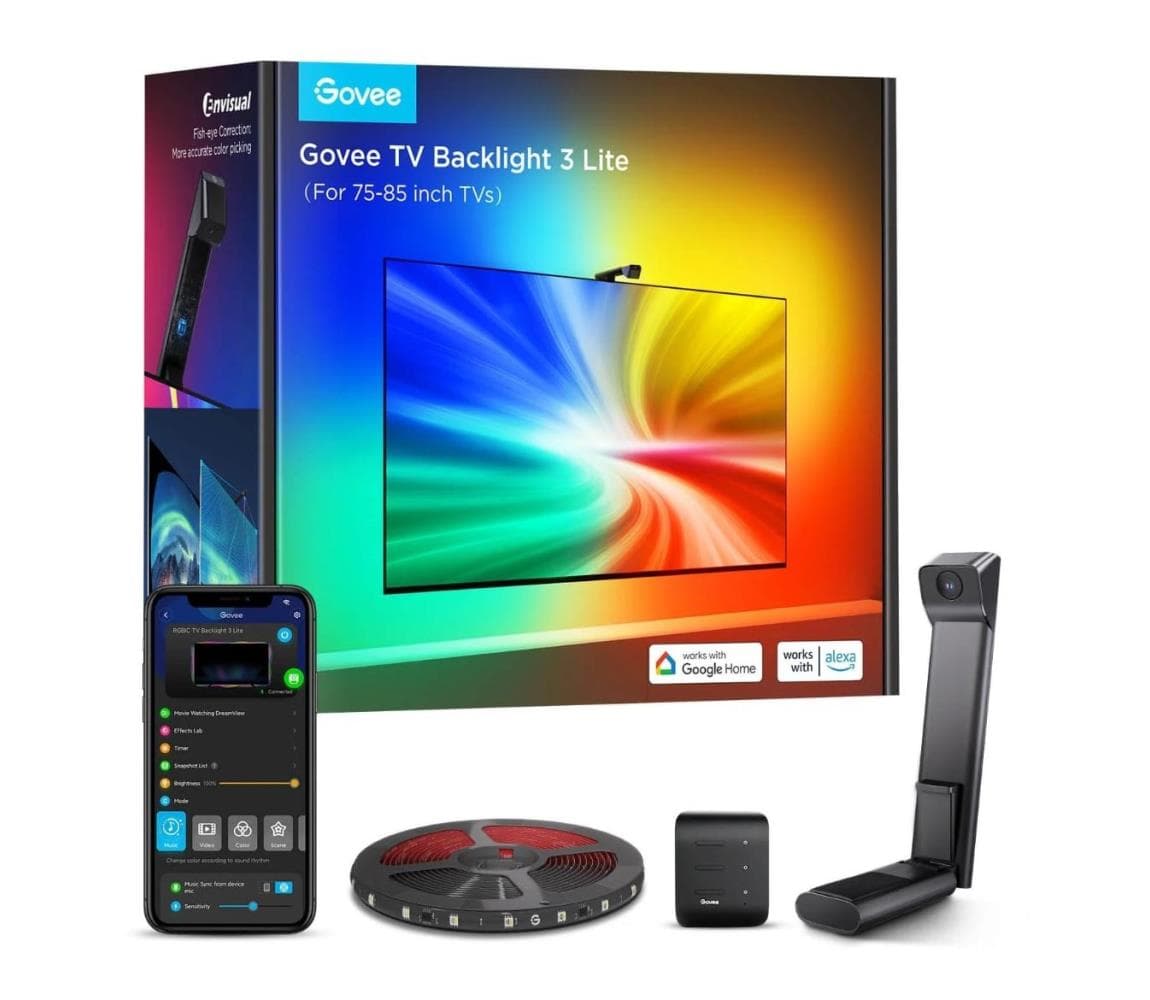 Govee - TV Backlight 3 Lite TV 75-85" SMART LED podsvietenie RGBICW Wi-Fi IP67 H60993D2