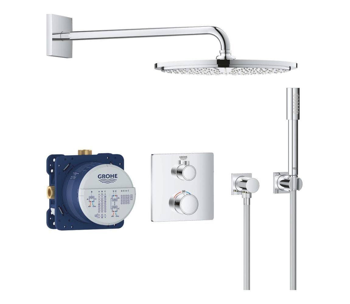 GROHE 34730000 - Sprchová súprava GROHTHERM RAINSHOWER COSMOPOLITAN 310 422 mm chróm 34730000