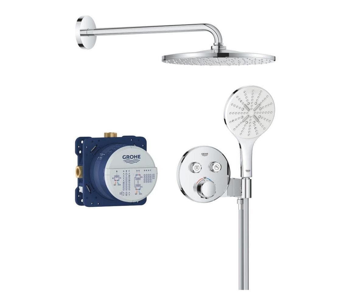 GROHE 34877000 - Sprchový systém VITALIO RAIN MONO 310 lesklý chróm 34877000